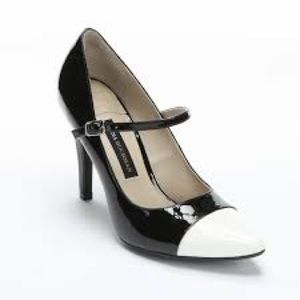Dana Buchman Black White Mary Jane Heels
